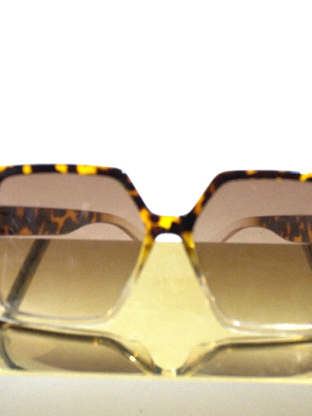 Juicy Couture  Oversized Square Sunglasses, with Gradient Lenses.